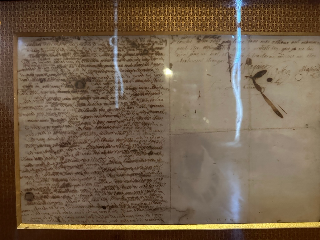 Laatste brief van Marie-Antoinette aan haar schoonzus