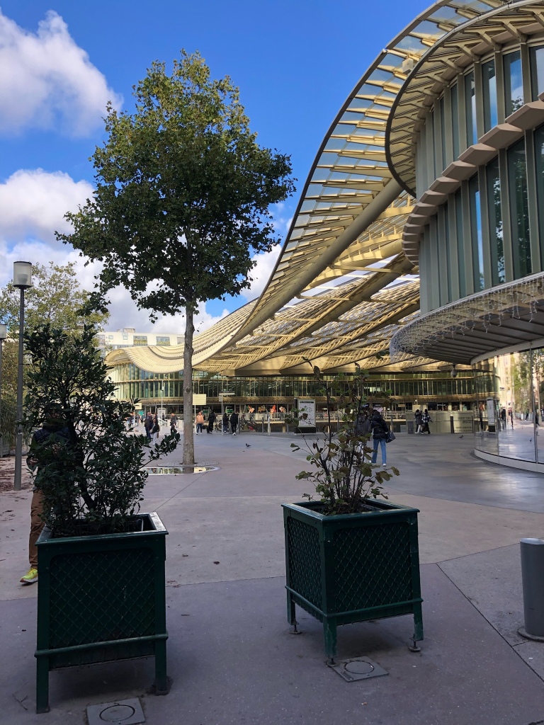 Forum des Halles Paris foto photo wandeling Sainte-Chapelle tot Bourse du Commerce